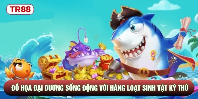 Đồ họa đại dương sống động với hàng loạt sinh vật kỳ thú Đồ họa đại dương sống động với hàng loạt sinh vật kỳ thú