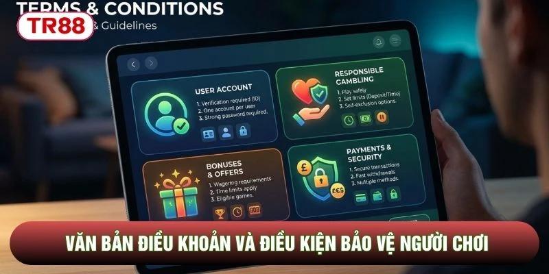 Văn bản điều khoản và điều kiện bảo vệ người chơi